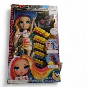 Hair Chalk & Style Doll - Multicolor